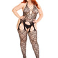 Love Hangover Heart Net Bodystocking