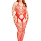Love Hangover Heart Net Bodystocking