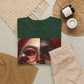 Graphic Tee — Dual-Faced Gothic Rose Portrait