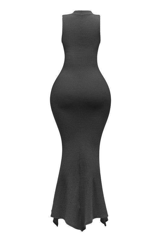 Sleeveless Mermaid Maxi Dress