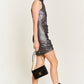 “Foggy Nights” Shirred Dress