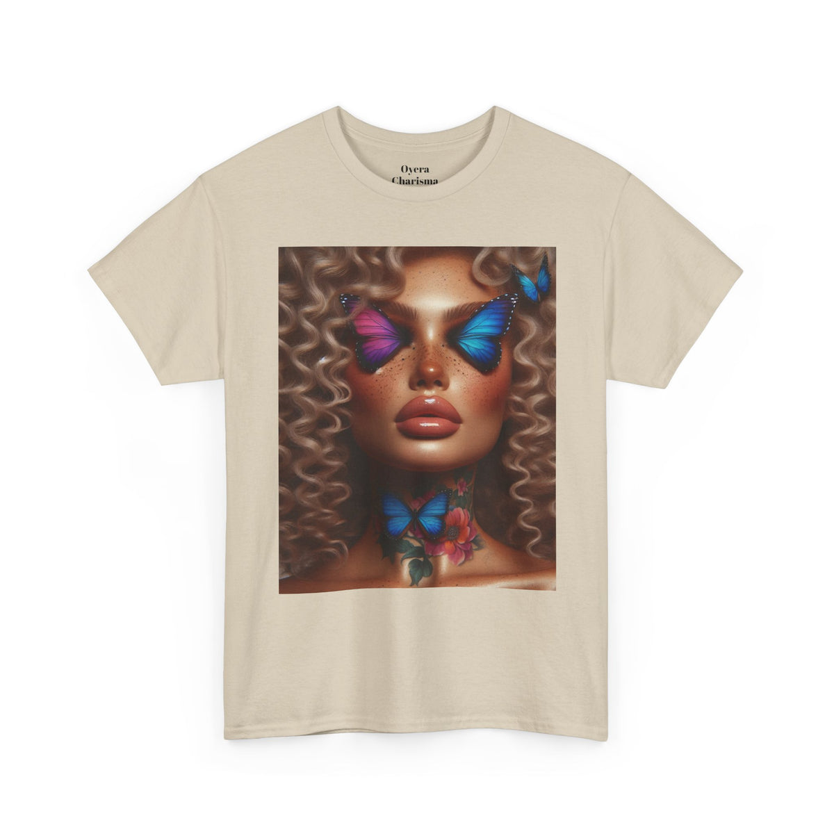 Butterfly Glam Portrait T-Shirt