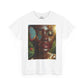Butterfly Sunface T‑Shirt — Surreal Portrait Art Tee