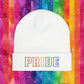 Rainbow LGBTQ+ Pride Embroidered Knit Beanie