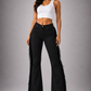 Texas Sunn Bell Bottom Jean Black