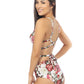ROSE HALTER WRAP TOP BIKINI SET