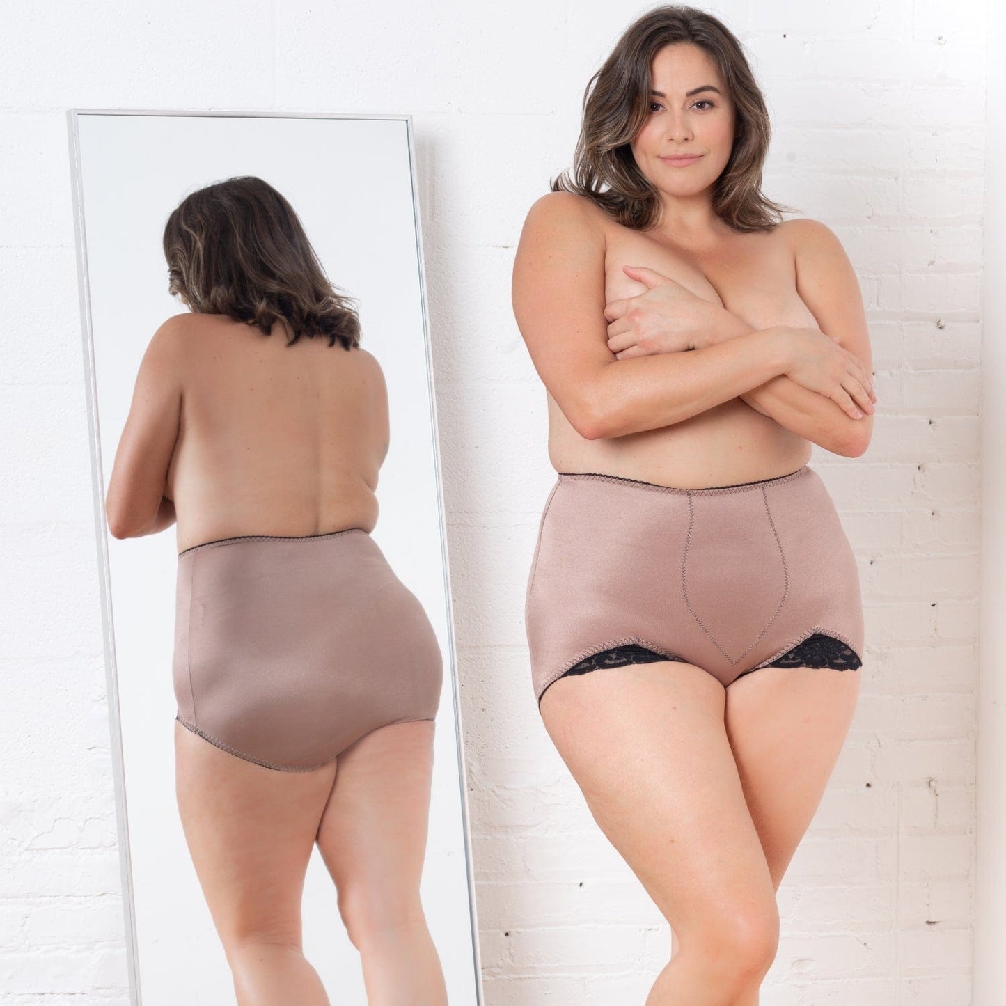 Light Shaping Panty with comfort V Leg lace design