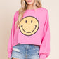 “Just, Smile.” Crop Top