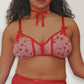 Dozen Roses Mesh Peekaboo Bralette