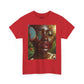 Butterfly Sunface T‑Shirt — Surreal Portrait Art Tee