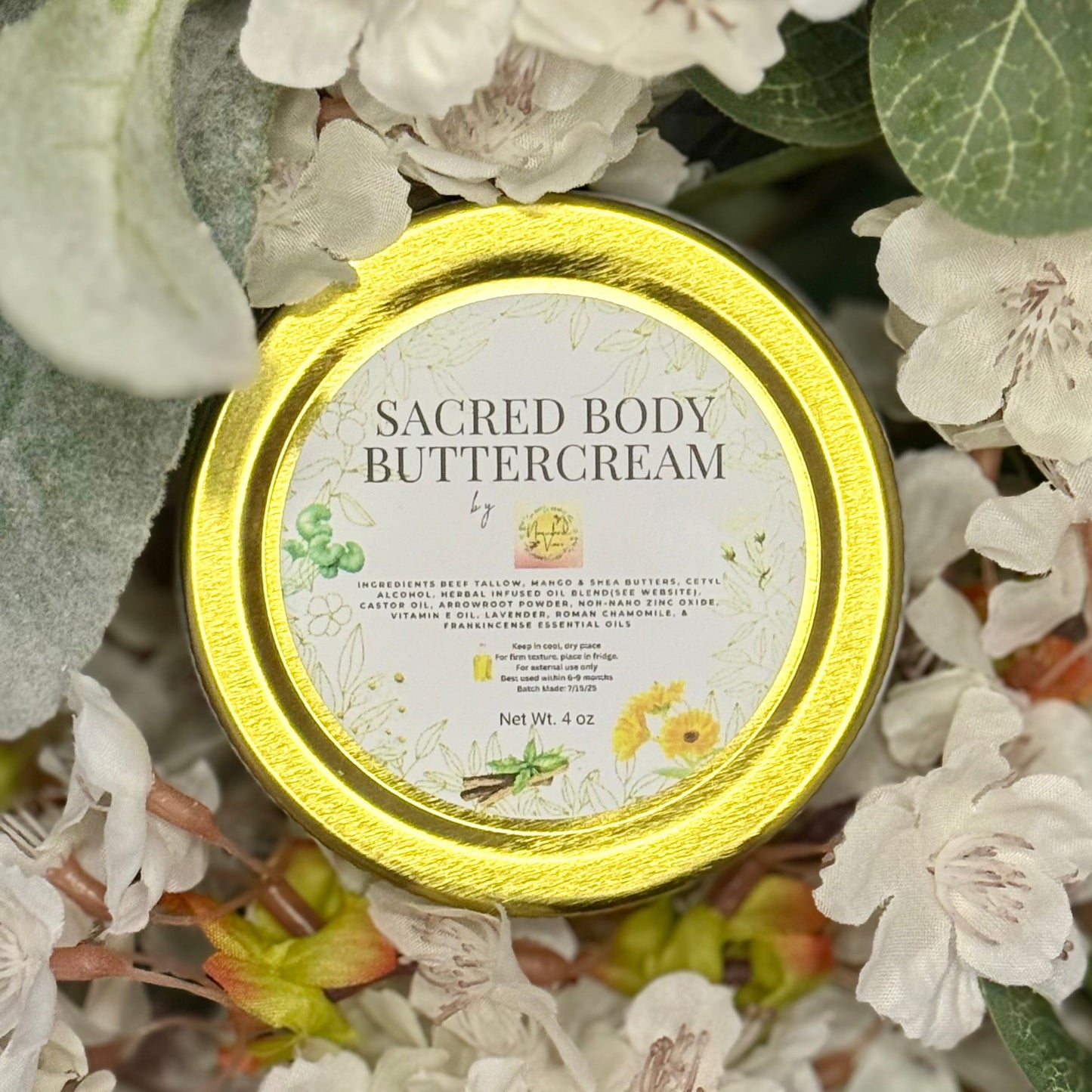 ✨🌿 Sacred Body Buttercream-Gentle Barrier Boost