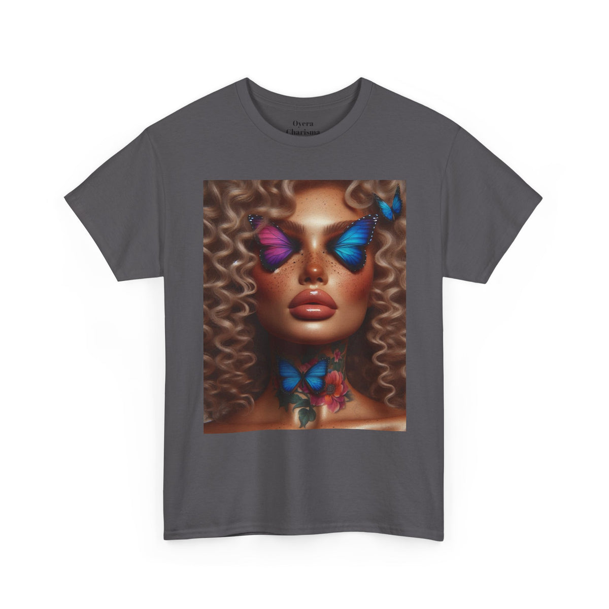 Butterfly Glam Portrait T-Shirt