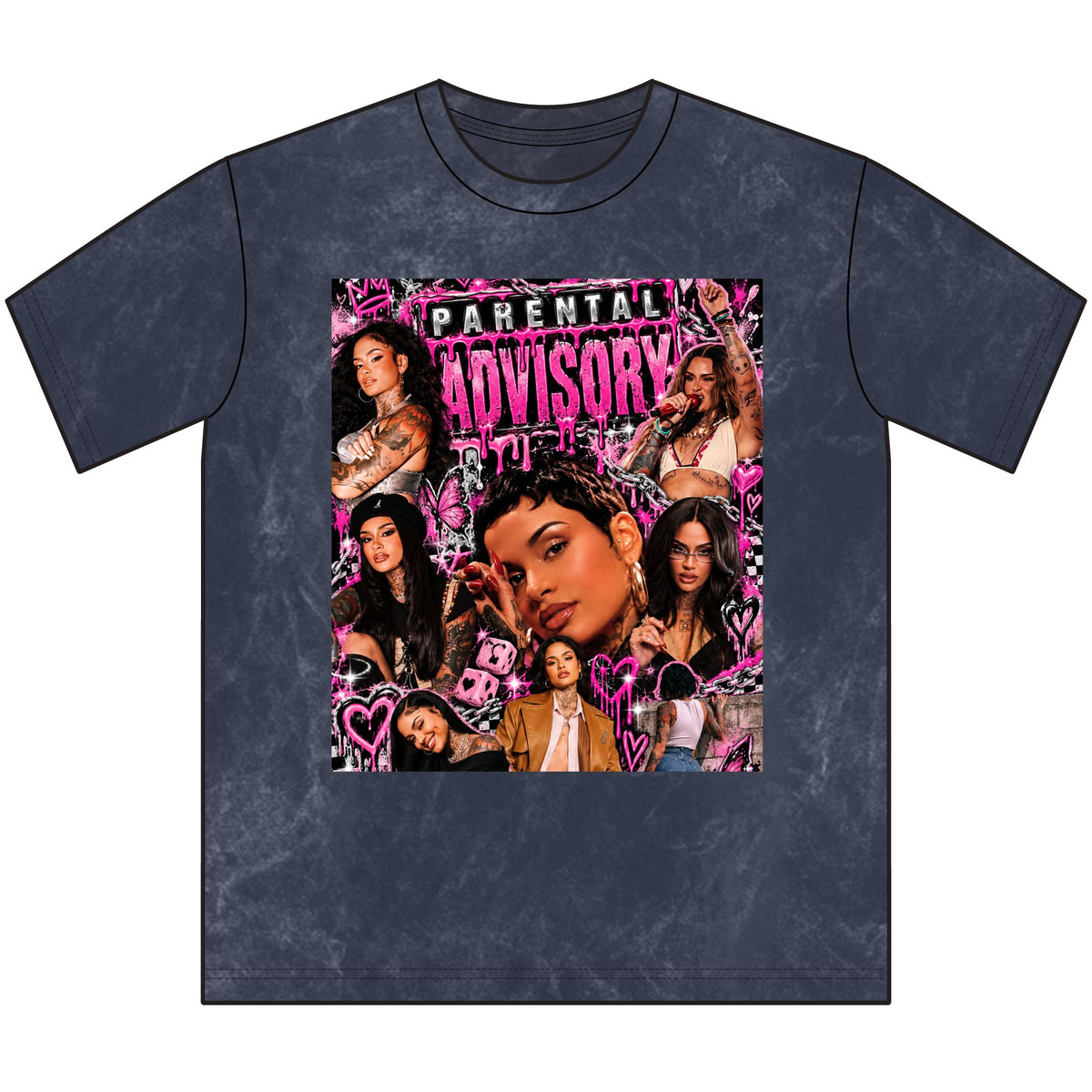 “Parental Advisory” Kehlani Vintage Crewneck Tee