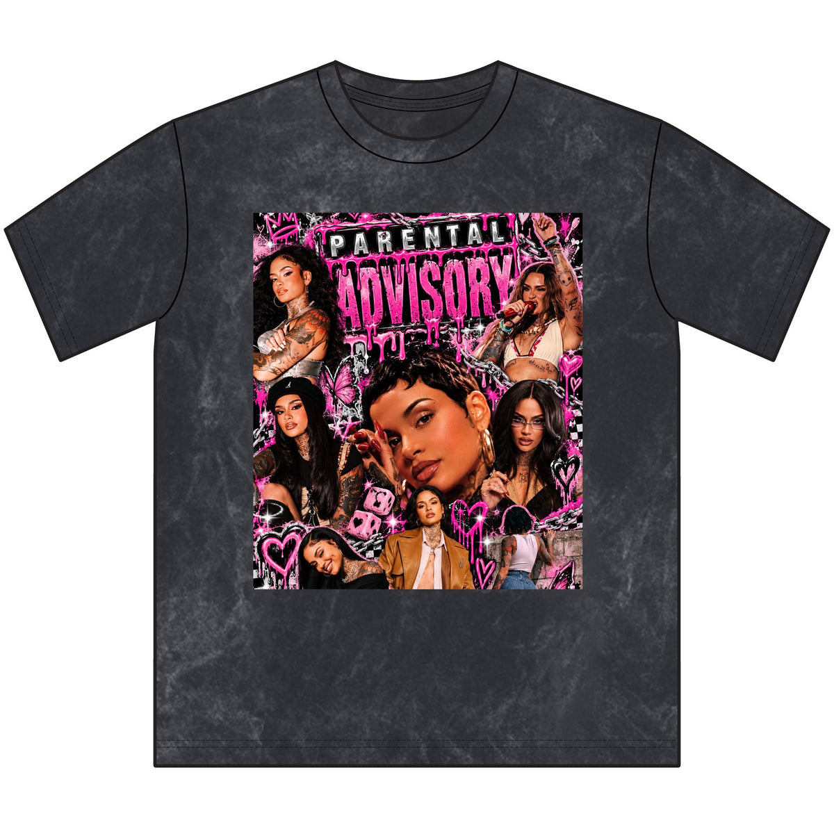“Parental Advisory” Kehlani Vintage Crewneck Tee