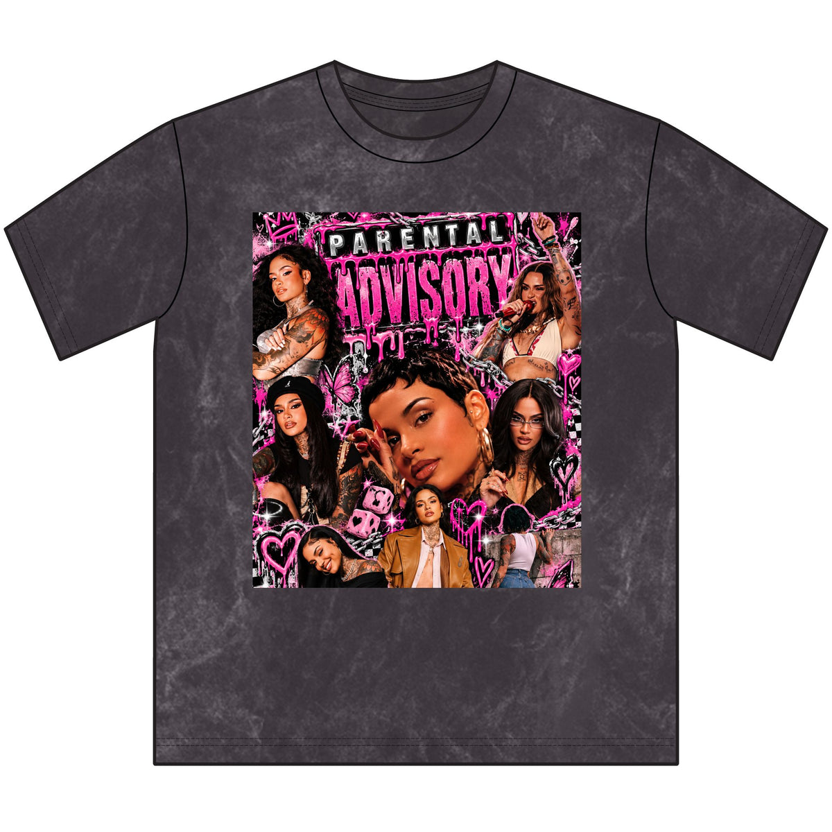 “Parental Advisory” Kehlani Vintage Crewneck Tee
