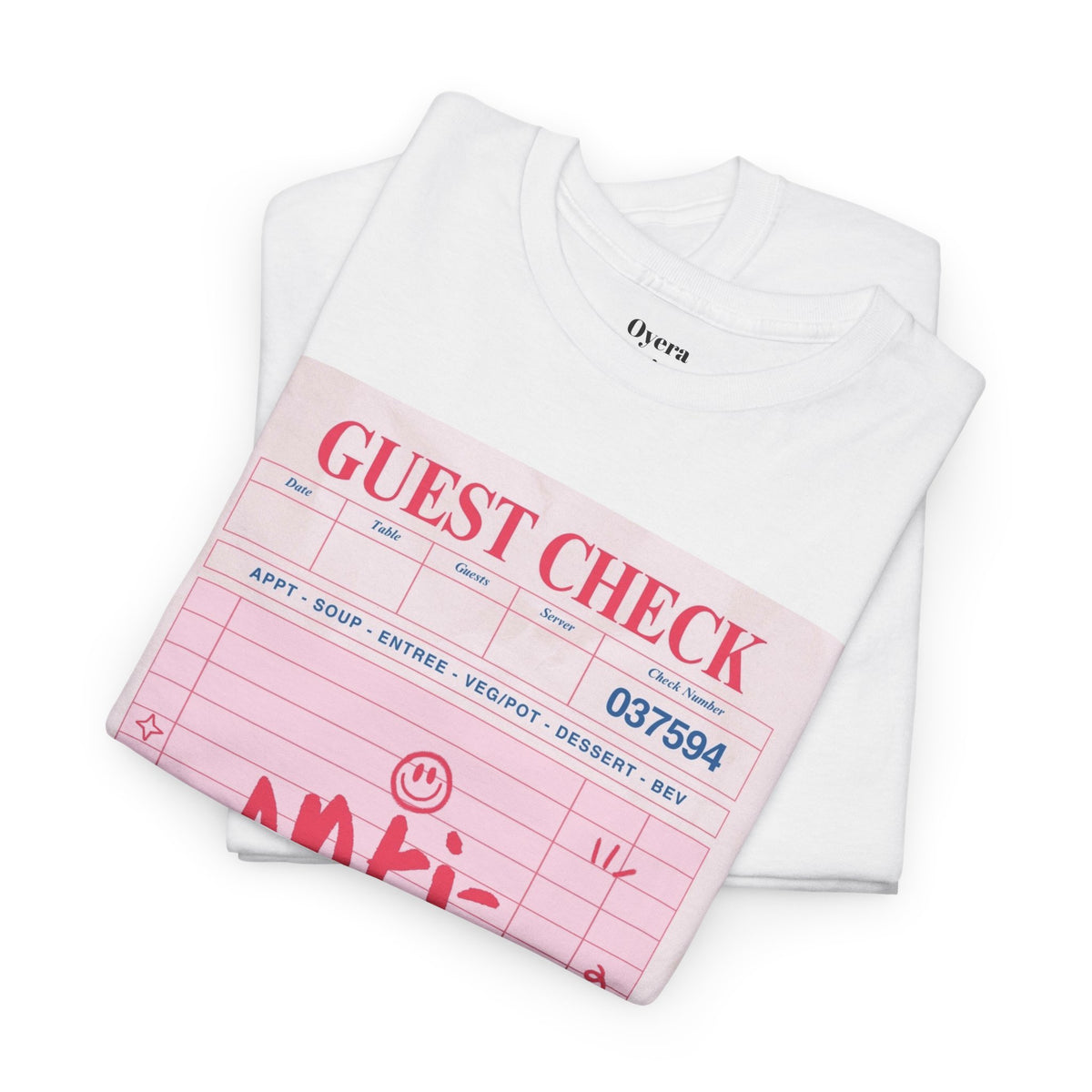 Anti-Social Guest Check T-Shirt