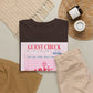 Anti-Social Guest Check T-Shirt
