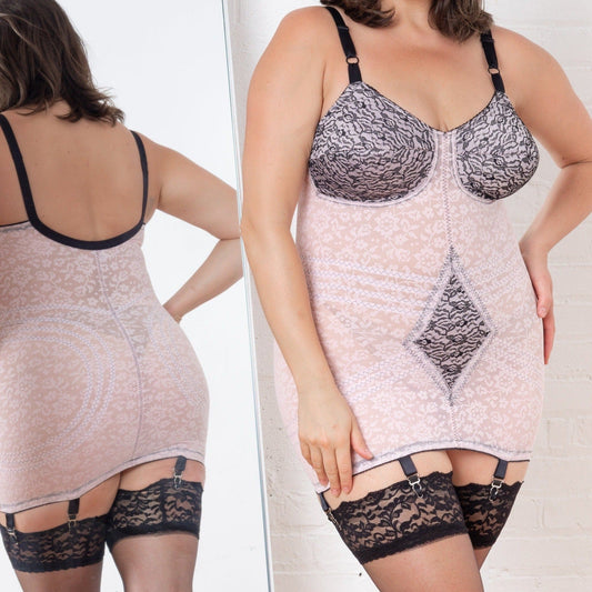 Body Briefer Extra Firm Shaping  - Pink/Black