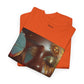 Butterfly Sunface T‑Shirt — Surreal Portrait Art Tee