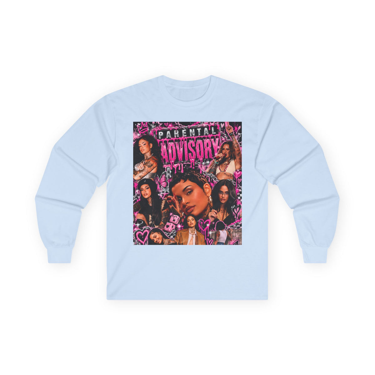 “Parental Advisory” Kehlani Long Sleeve Tee