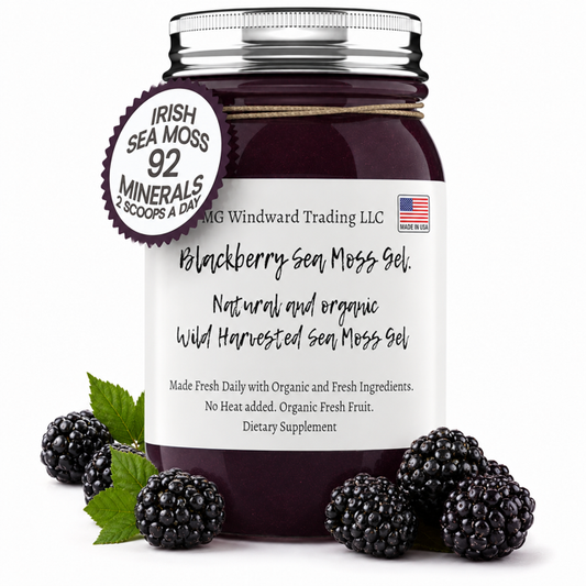 Blackberry Infused Organic Sea Moss Gel