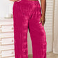 “Muyan” Velvet Wide Leg Pants