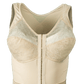 Front Closure Back Support Long Line Bra - Blush