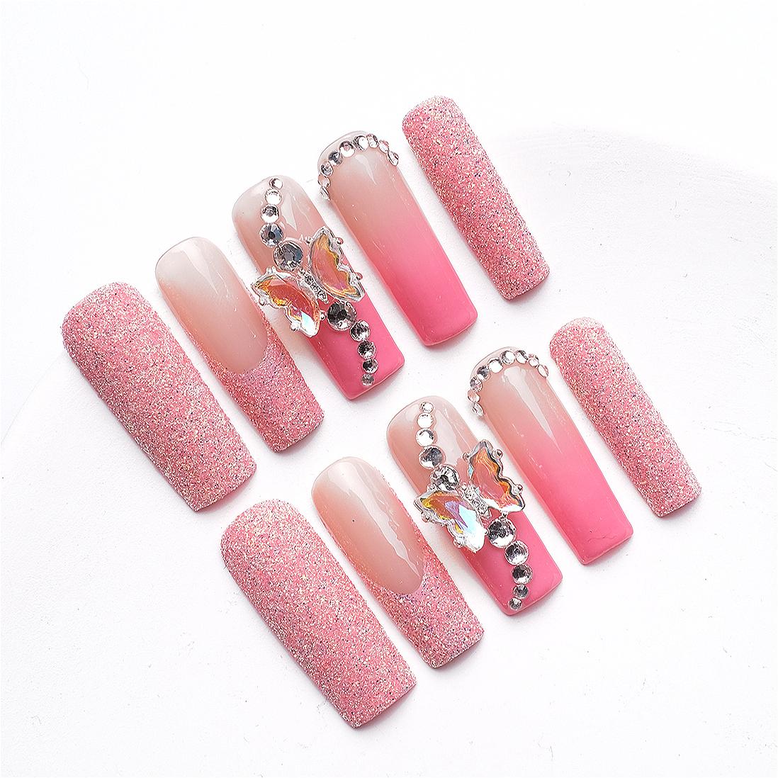 Handmade Nail Wear Nail Art Reusable Press on Nails