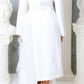 White Side Tulle Detail Dress Jacket
