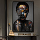 Black Woman Canvas Painting Wall Art