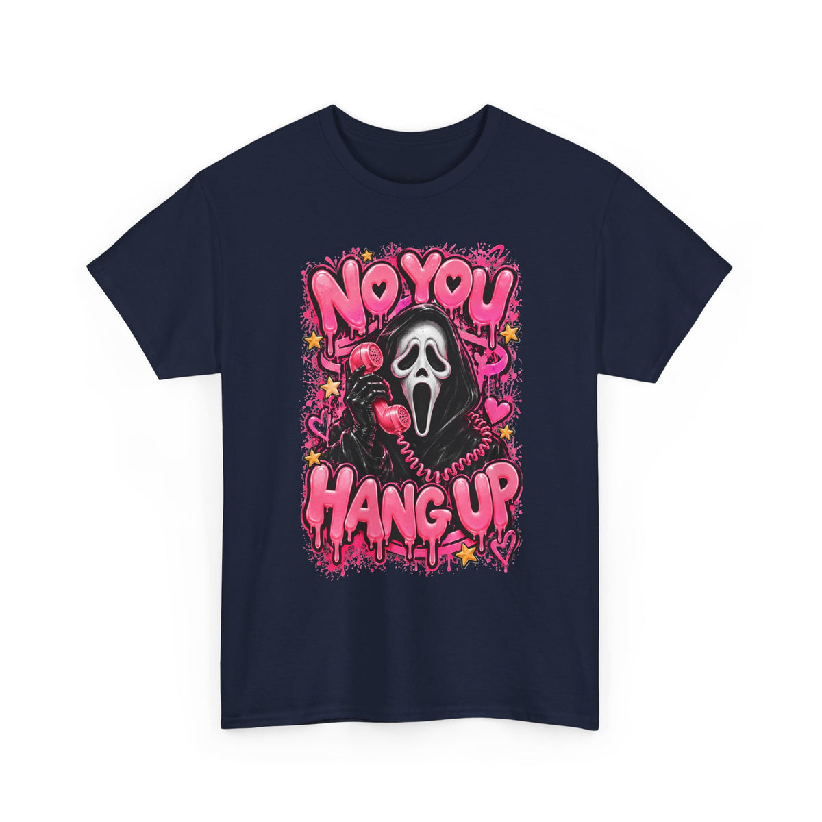 “No You Hang Up” Ghost Face Graphic Tee