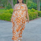 “Show Me Around” Cognac Maxi Dress