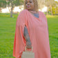 Round Neck Batwing Sleeve Mini Dress
