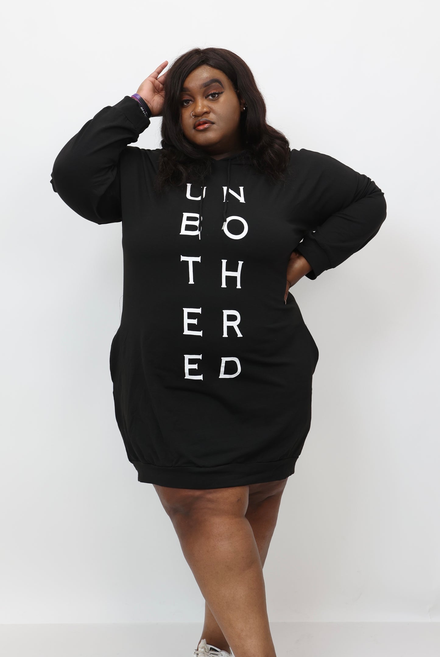 “Hot Girl Hoodies” Sweater Dress