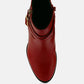 Cat-Track Leather Ankle Boots