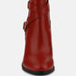 Cat-Track Leather Ankle Boots