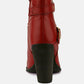 Cat-Track Leather Ankle Boots