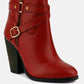 Cat-Track Leather Ankle Boots