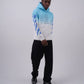 Abstract Geometric Graphic Oversized Hoodie