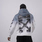 Abstract Geometric Graphic Oversized Hoodie