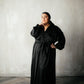 Silk Long Robe with Cuffs