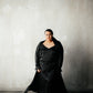 Adele Silk Long Robe with Cuffs
