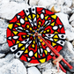 Zakia African Print Folding Hand Fan