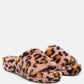 All Day Indoor Fur Flats In Leopard