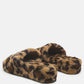 All Day Indoor Fur Flats In Leopard