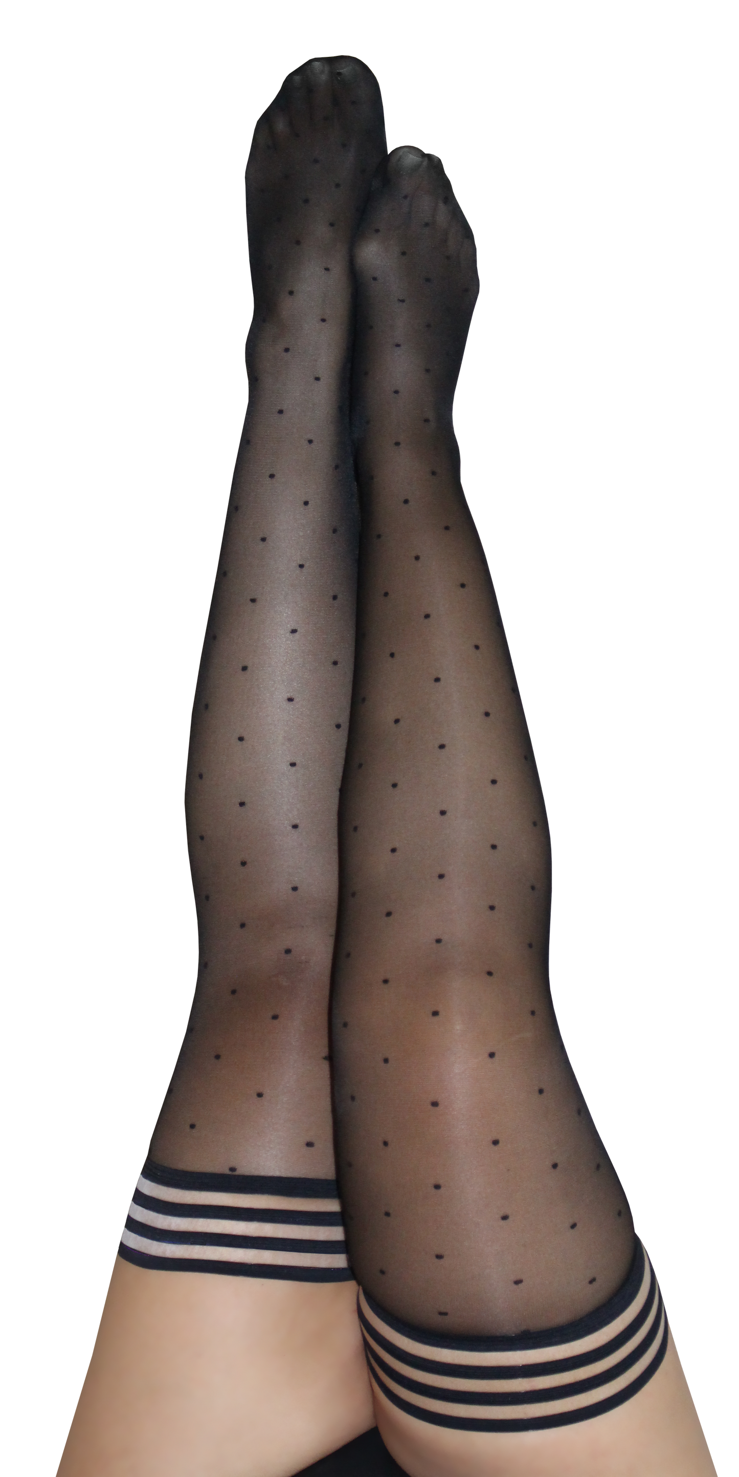 Ally: 1940s Polka Dot Flashback Thigh Highs