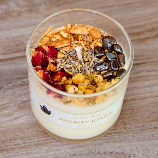 Anxiety Relief Crystal Candle