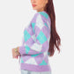 Argyle Checks Full Sleeve Cardigan