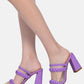 Arnie Braided Straps Block Heeled Sandals