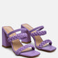 Arnie Braided Straps Block Heeled Sandals